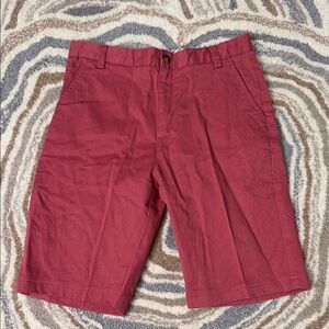 Brooks Brothers pale red Flat Front Shorts